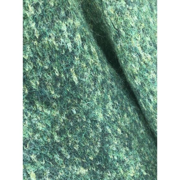 Belvedere Italian Green Ombre Wool Mohair Nylon, Warm Sweater, Size Medium - Picture 7 of 9